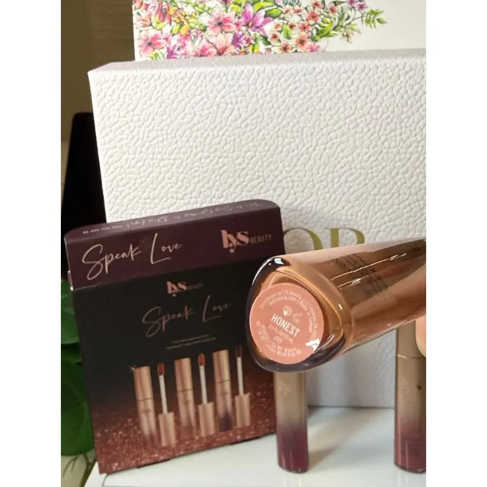 lys Beauty Speak Love 3 Piece Matte Liquid Lipstick Set (7.2 mL each) - NEW